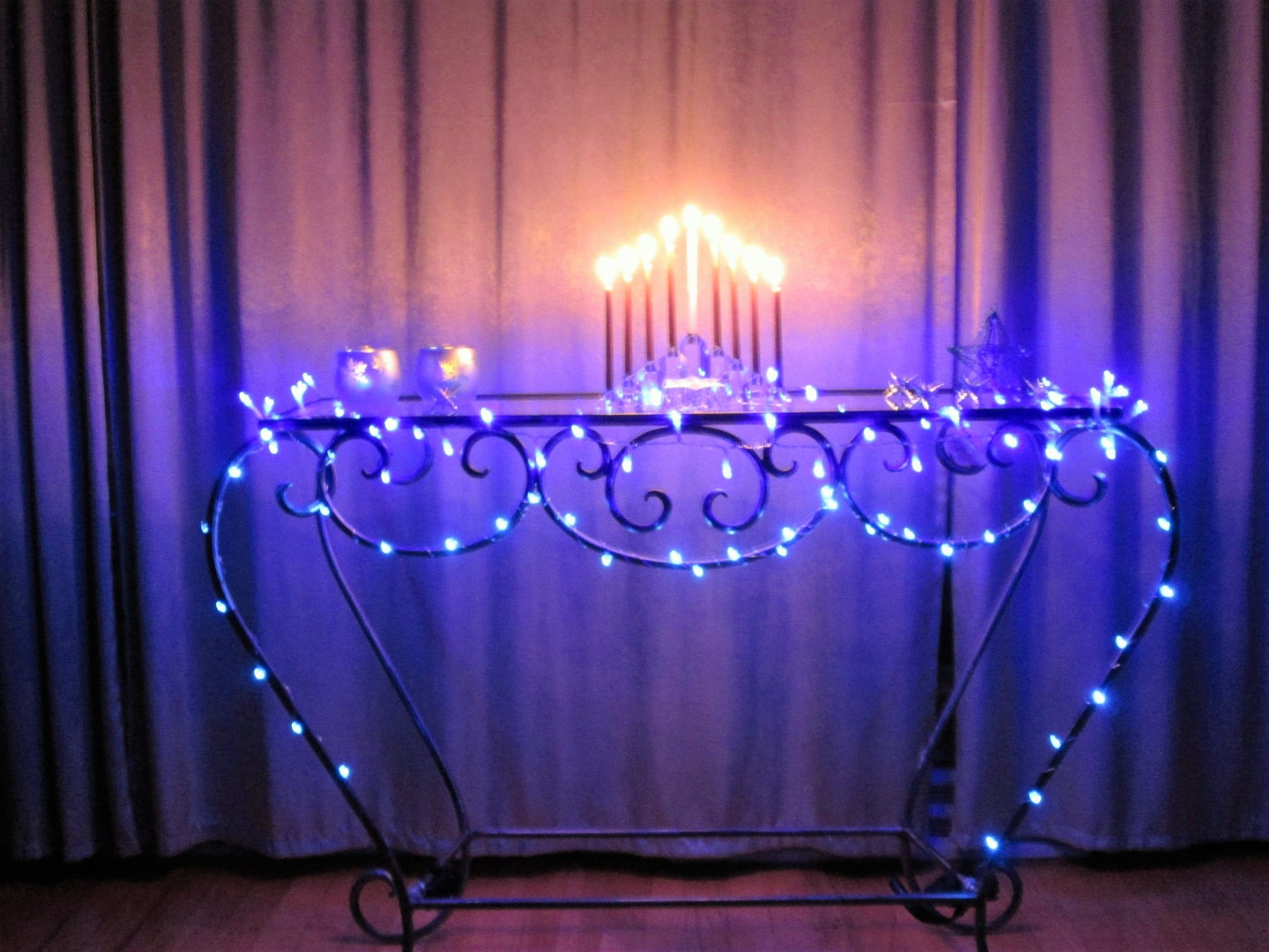 Hanukkah Decorations with BeDazzleLiT Lights