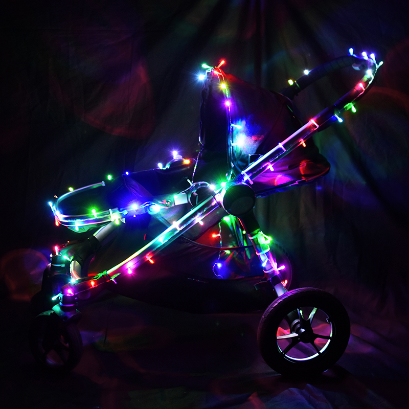 Pram top led lights